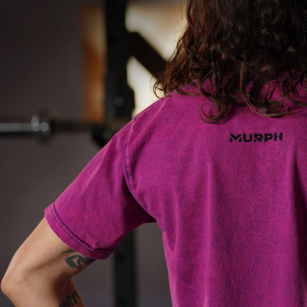 Crop Top Oversize Premium - Acid Grape
