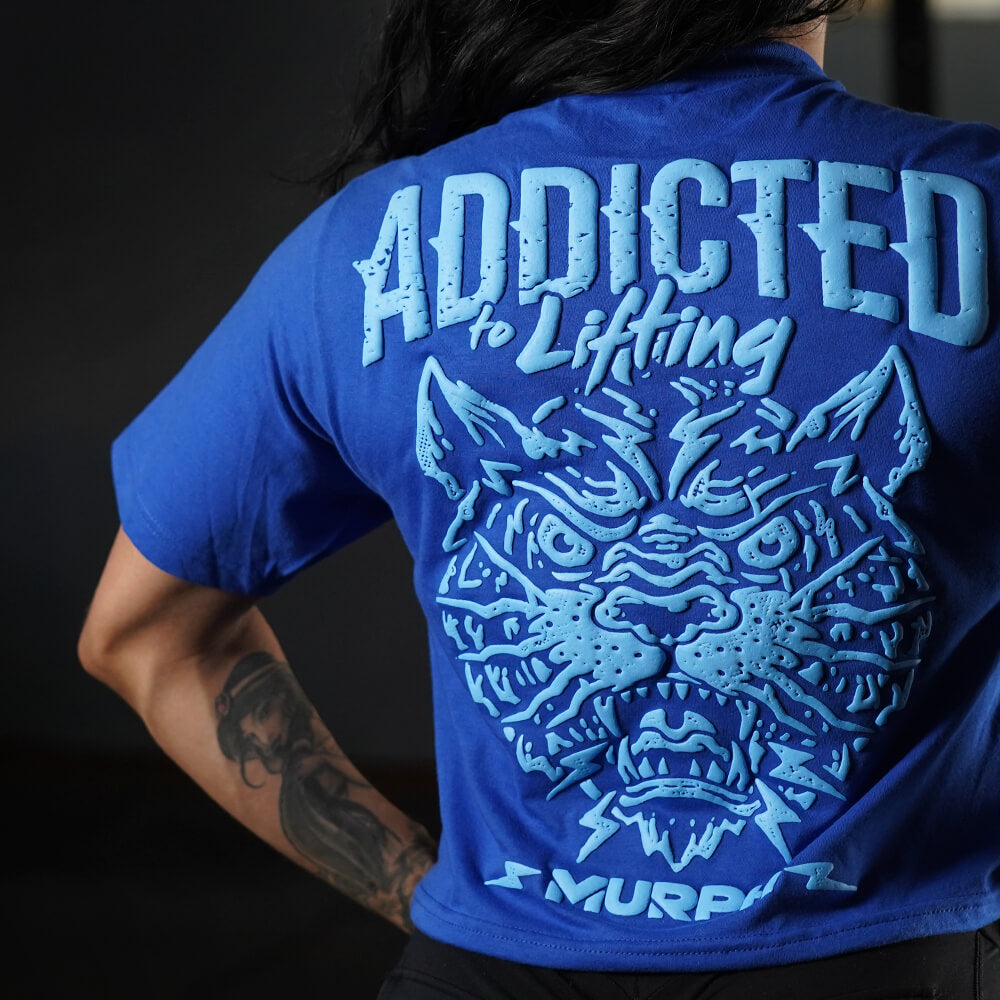 Crop Top Addicted - Royal Blue