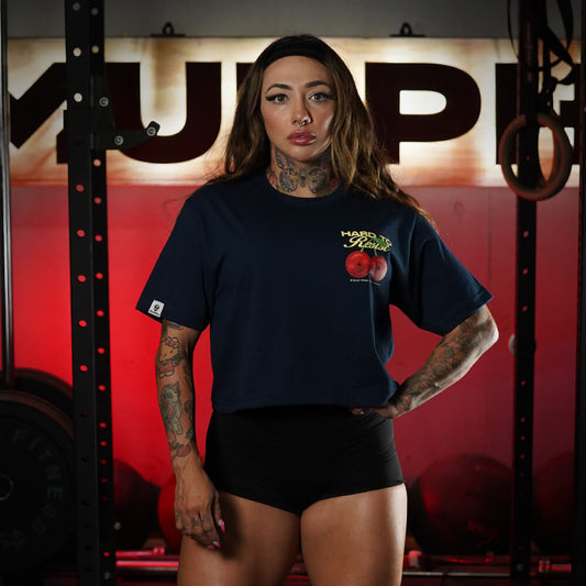 Crop Top HARD TO RESIST - Navy Blue