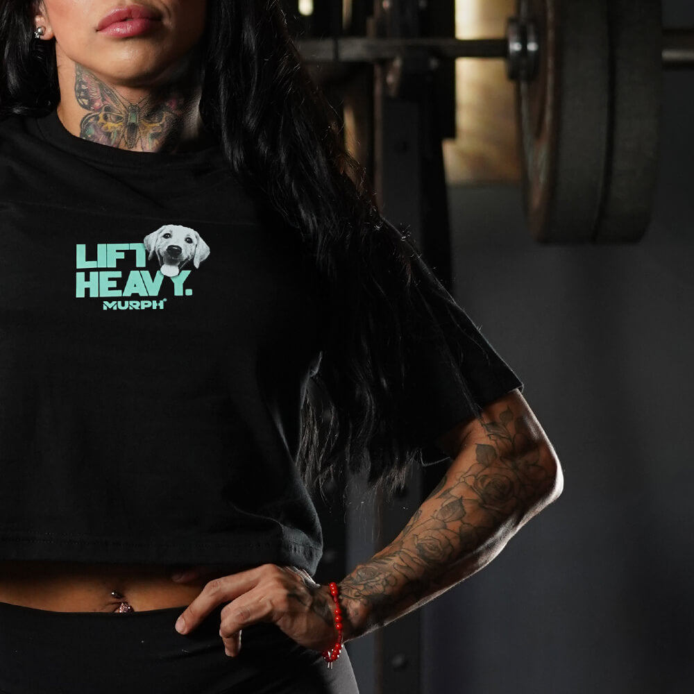 Crop Top Lift and Dogs - Negro