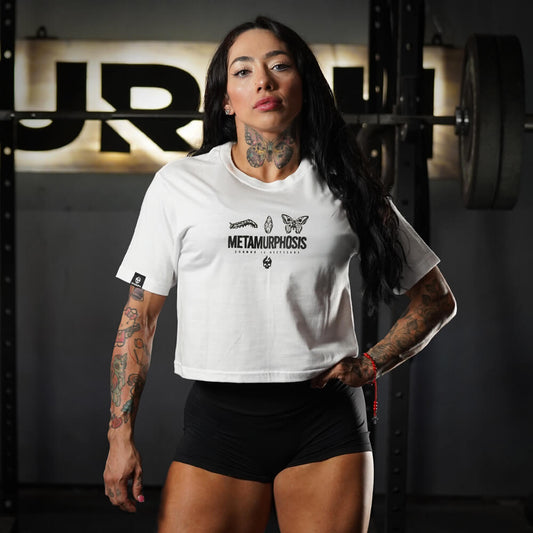 Crop Top Metamurphosis - Blanco