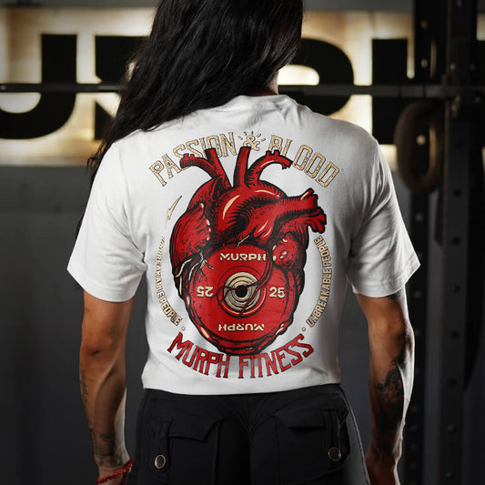 Crop Top Passion & Blood - Blanco