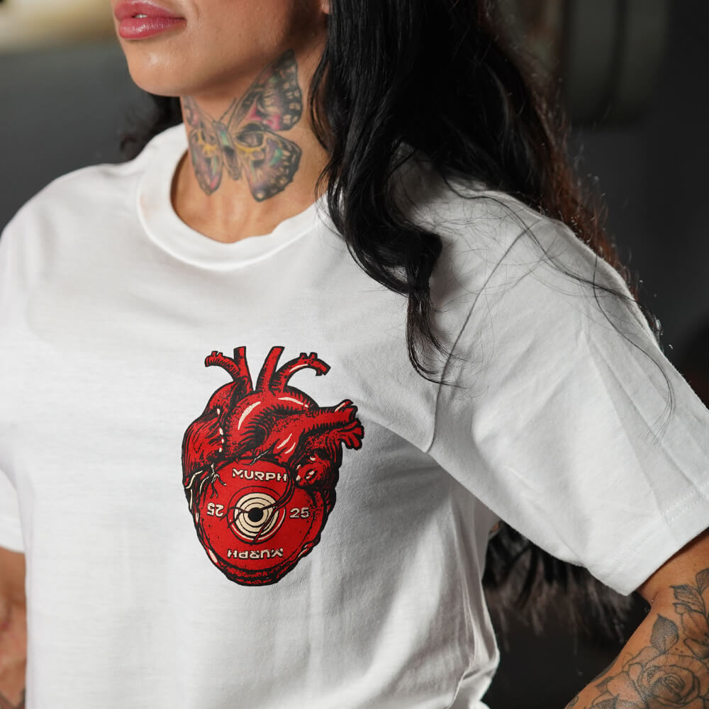 Crop Top Passion & Blood - Blanco