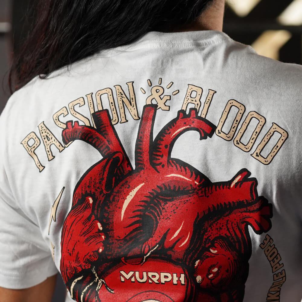 Crop Top Passion & Blood - Blanco