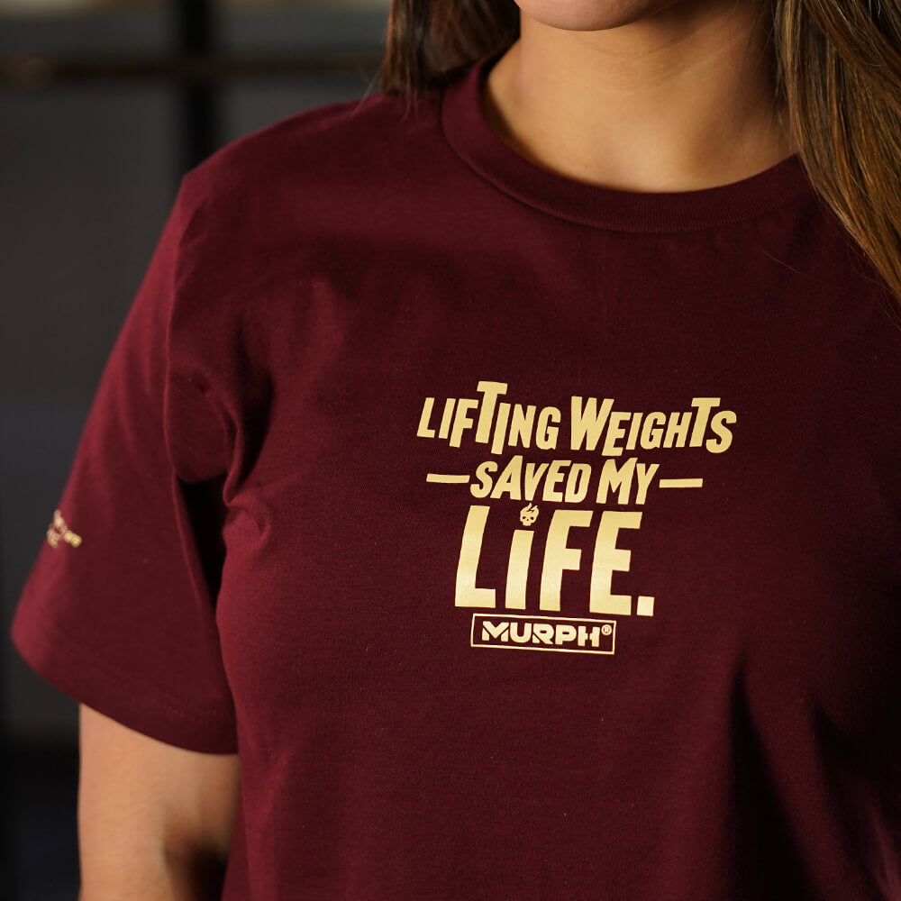 Crop Top Lifting Weights Saved my Life - Burdeo