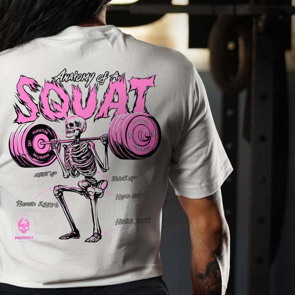 Crop Top Anatomy Of Squat - Blanco
