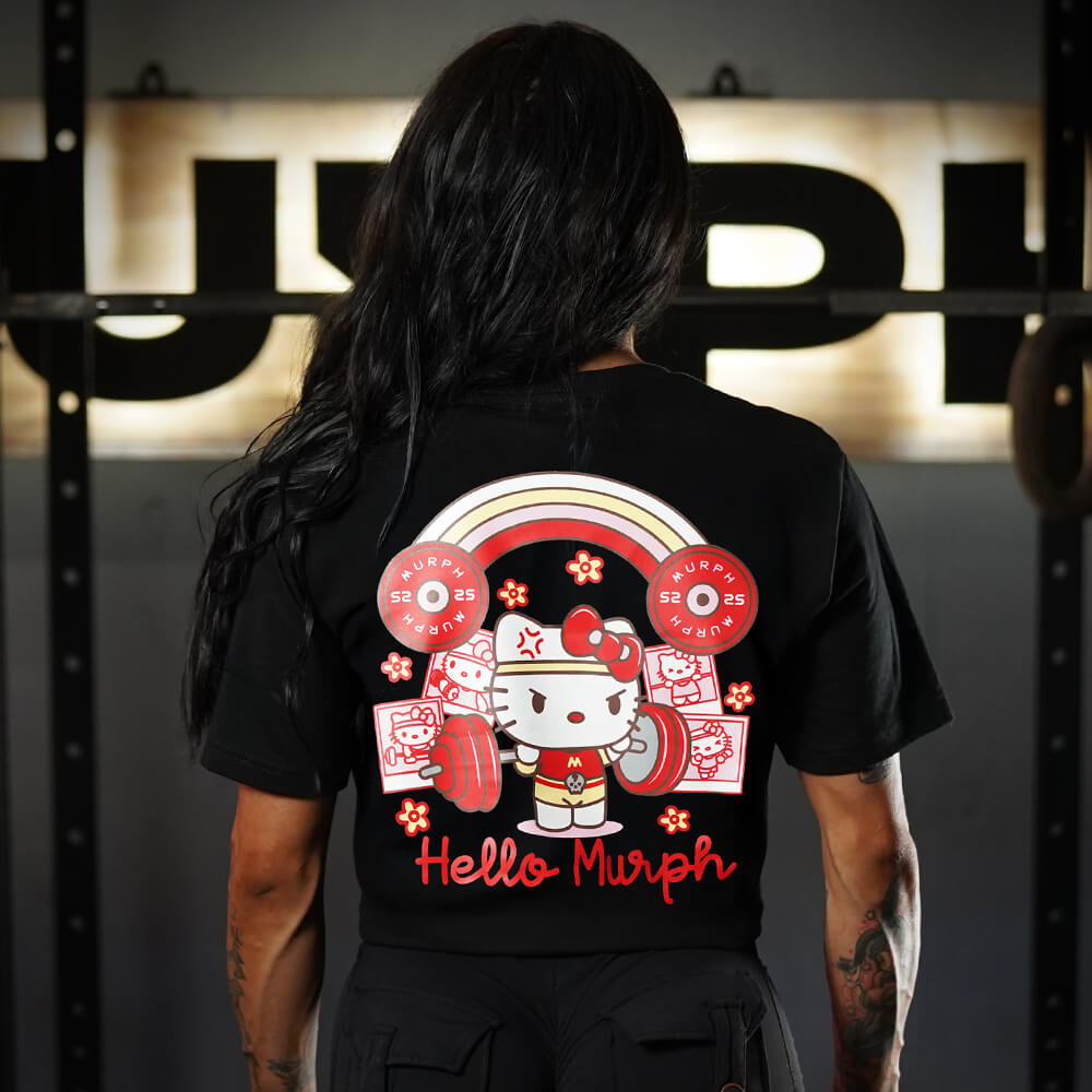 Crop Top Hello Murph - Negro