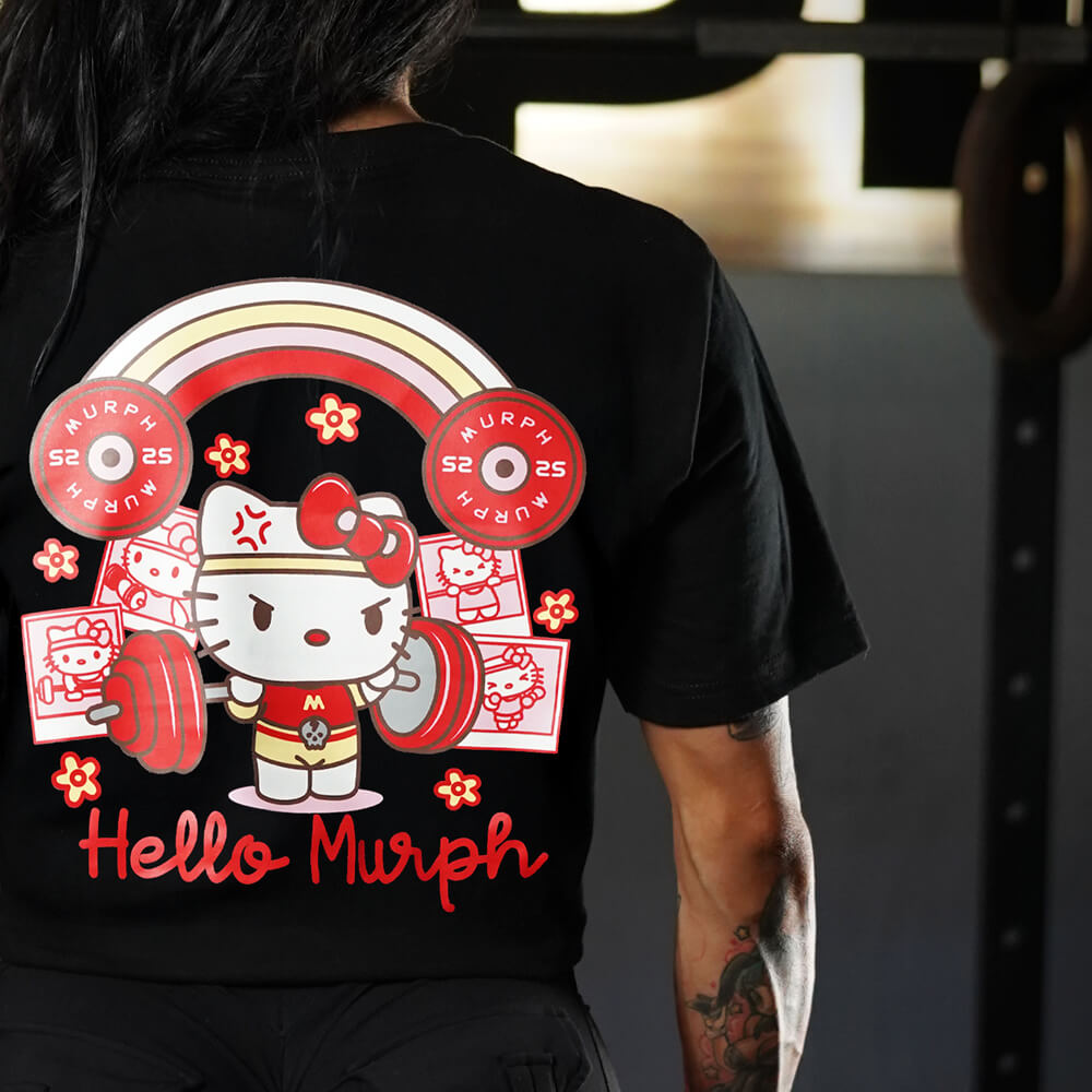 Crop Top Hello Murph - Negro