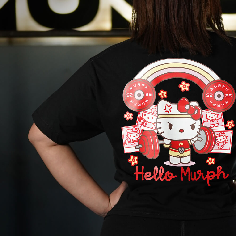 Polera Largo Intermedio Hello Murph - Negro