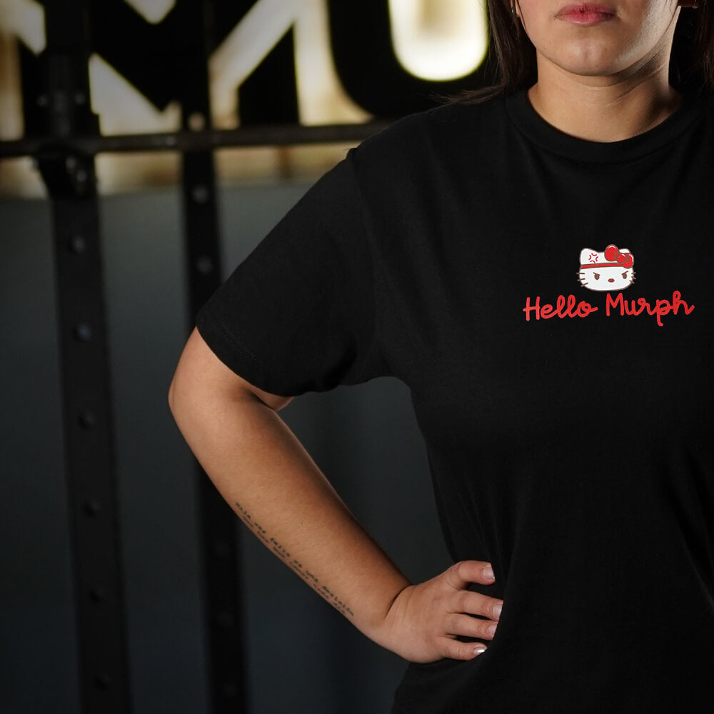 Polera Largo Intermedio Hello Murph - Negro