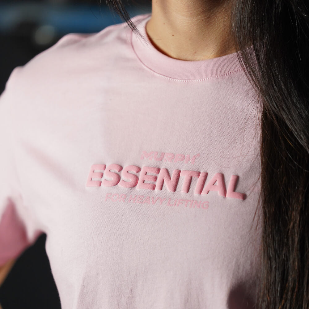 Crop Top Oversize Essential - Total Pink