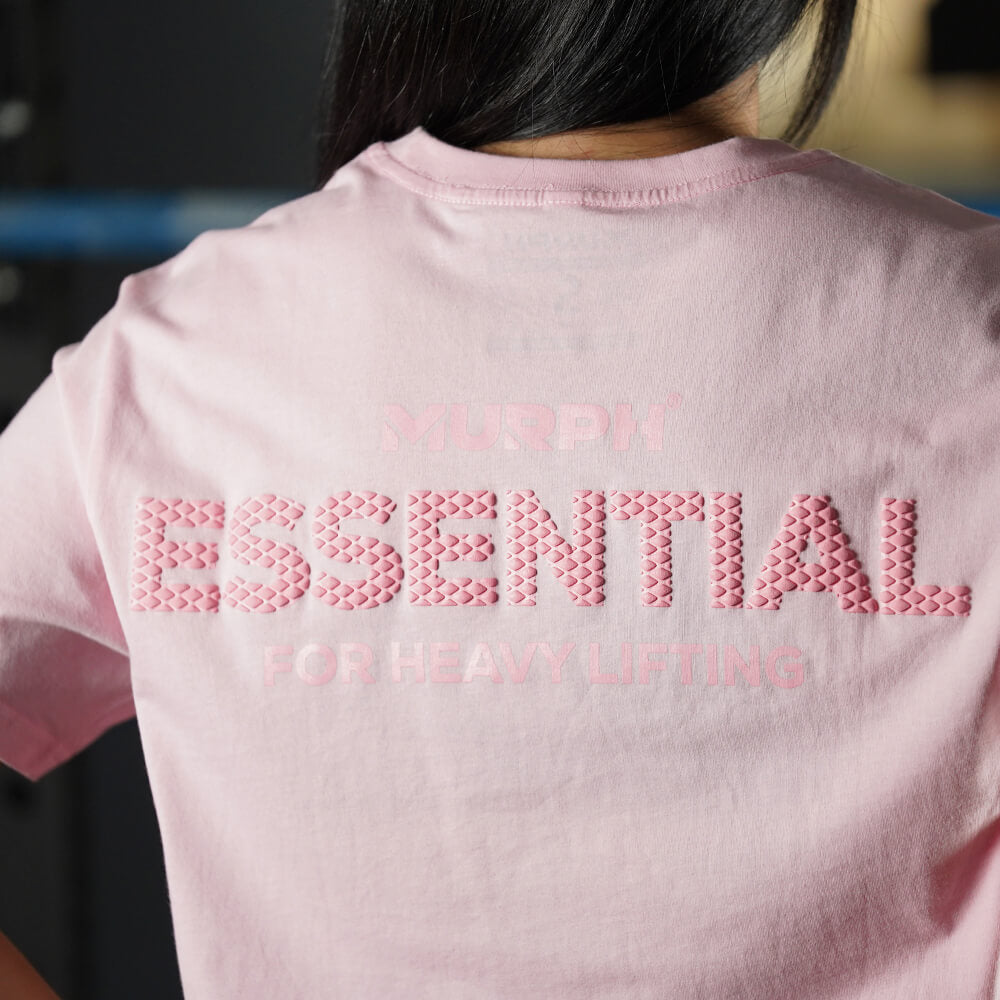 Crop Top Oversize Essential - Total Pink