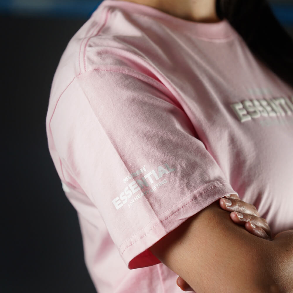 Crop Top Oversize Essential - Pinky White