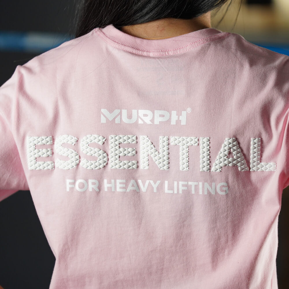 Crop Top Oversize Essential - Pinky White