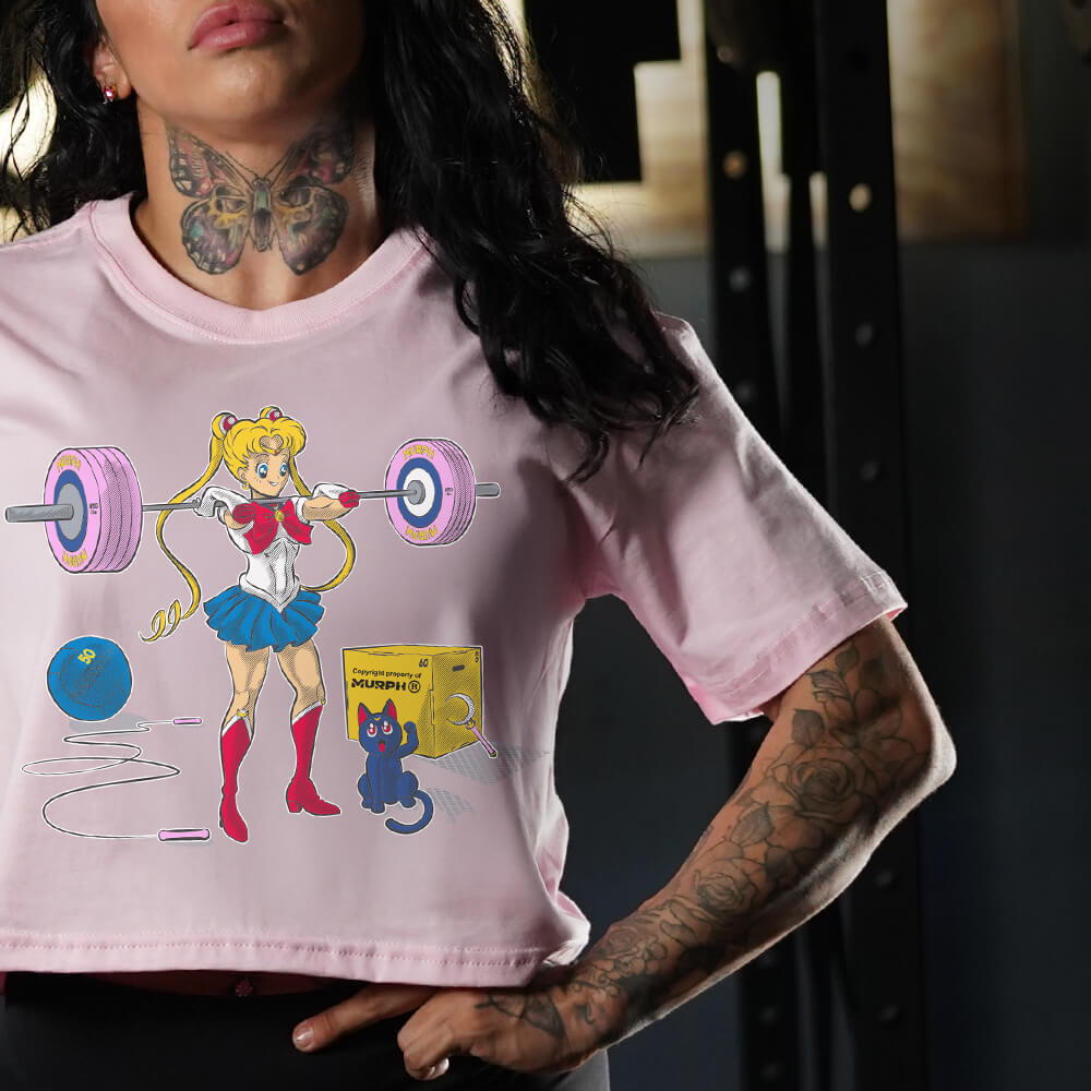 Crop Top Oversize Sailor Murph - Pink