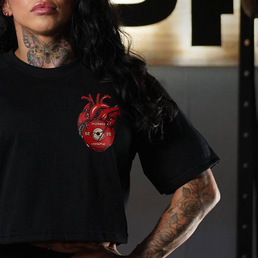 Crop Oversize PRO Passion & Blood - Negro