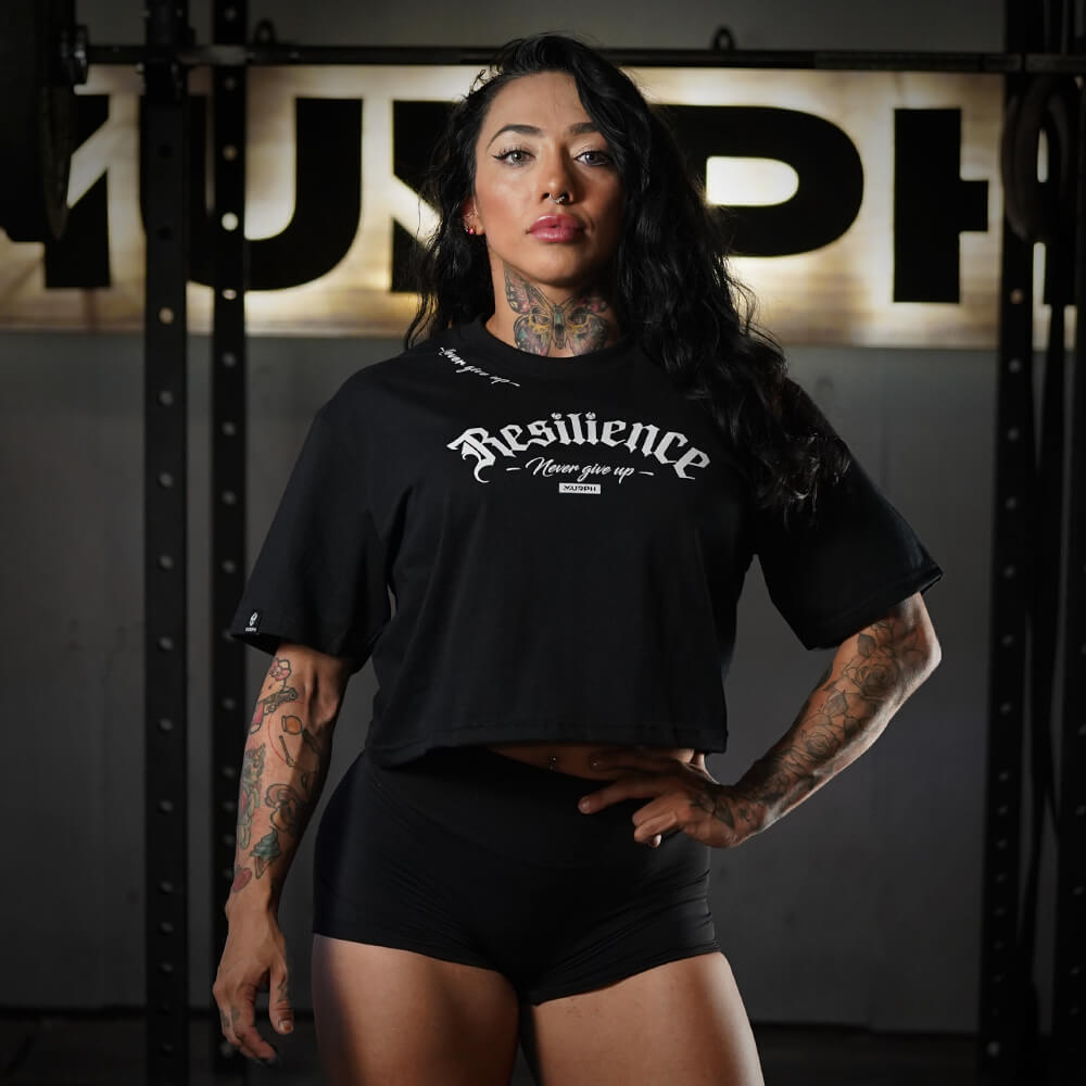 Crop Oversize Resilience - Negro