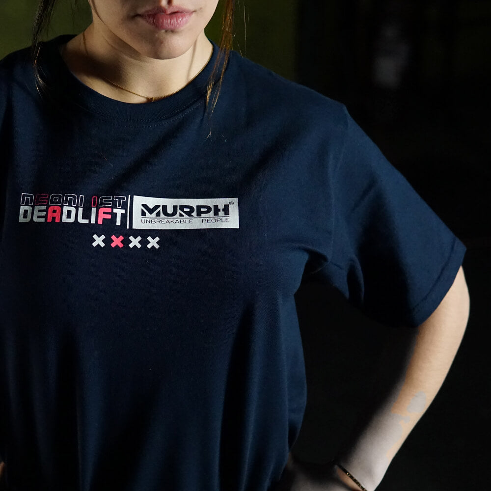 Polera Oversize Geometric DeadLift - Navy blue