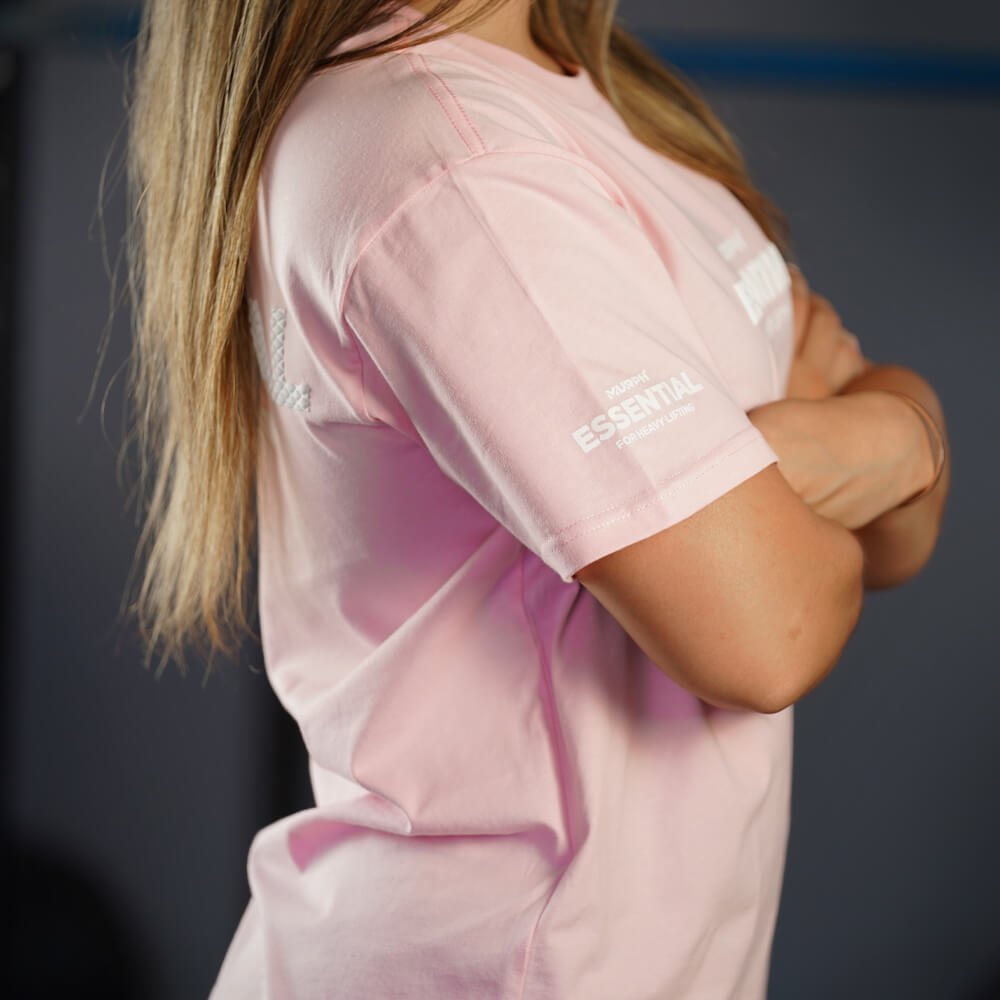 Polera Oversize Essential - Pinky White