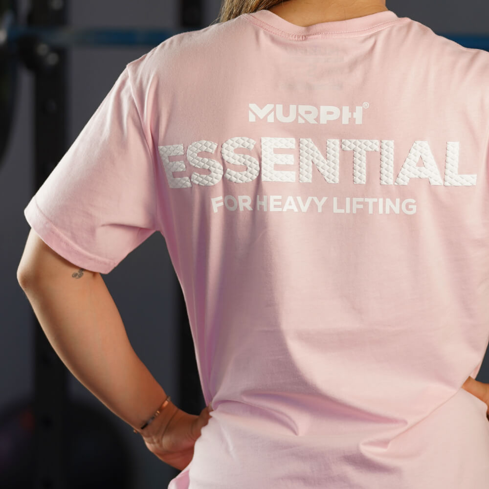 Polera Oversize Essential - Pinky White