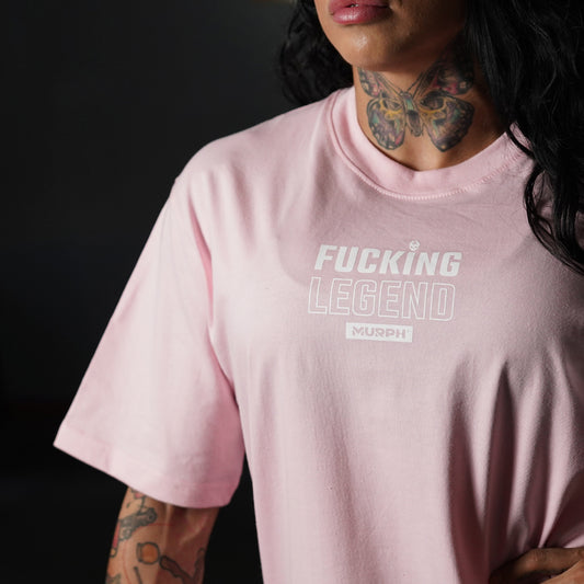 Polera Oversize Premium Fucking Legend - Pink