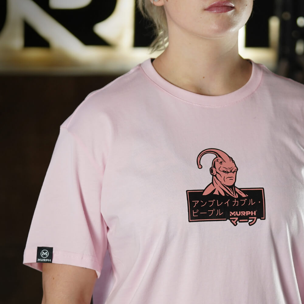 Polera Oversize - Heavy Lifting Change Lives- Rosado