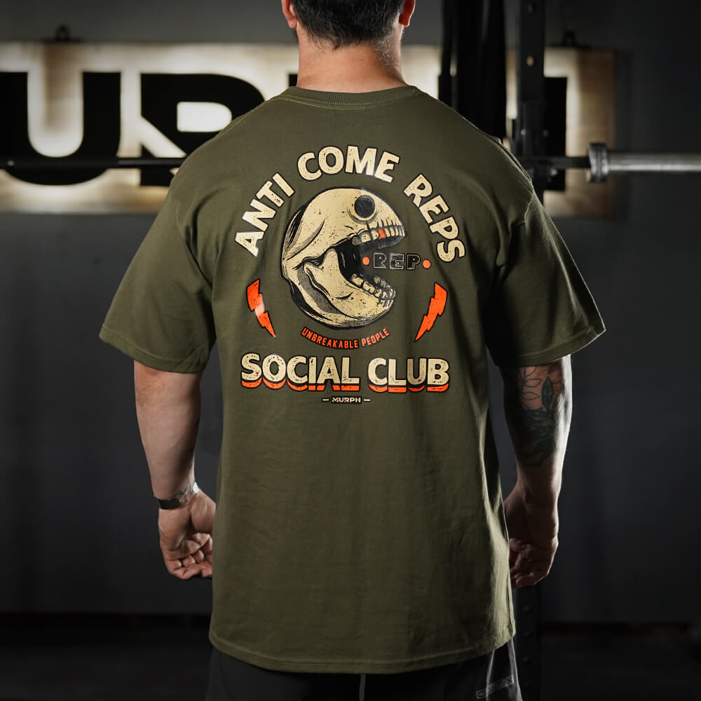 Polera Oversize Anti Come Reps - Verde tactico