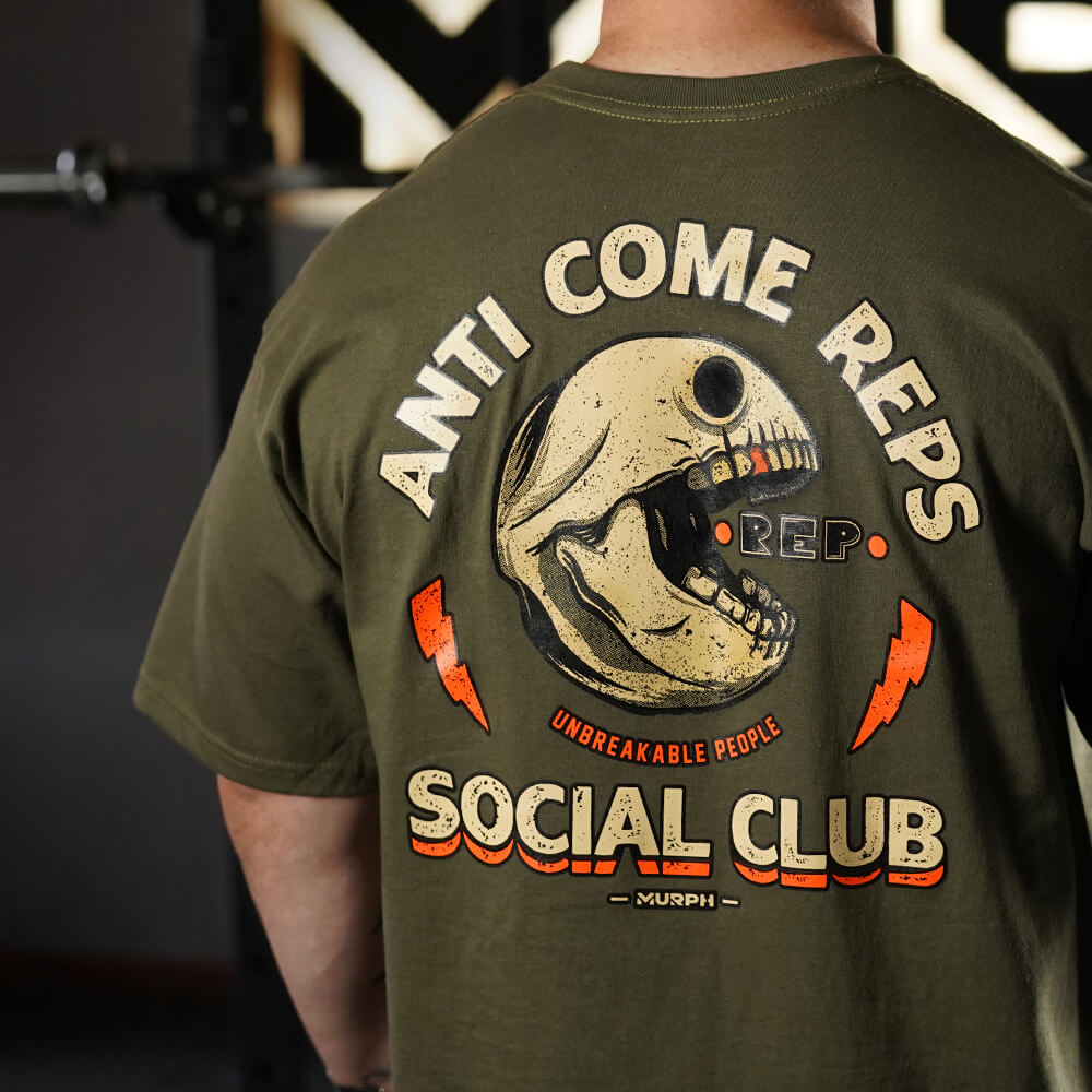 Polera Oversize Anti Come Reps - Verde tactico