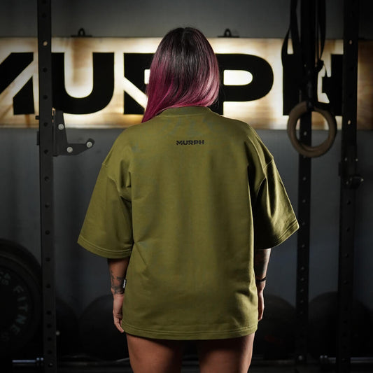 Oversize Apex Skull Logo (ULTRA HEAVY WEIGHT) - Tactical Green