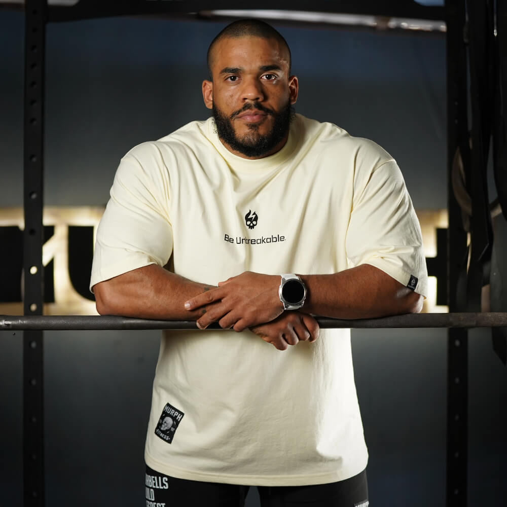 Polera Oversize Premium Be Unbreakable - Sweet Cream
