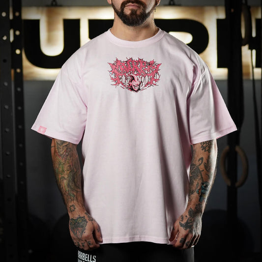 Polera Oversize DESTRUCTION - Rosado