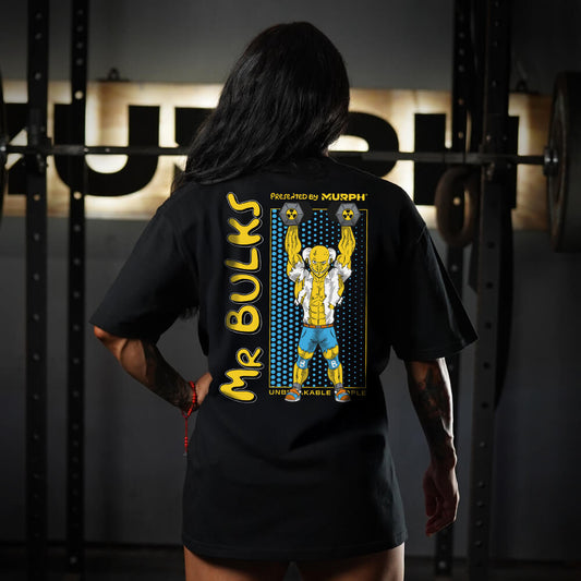 Polera Oversize PRO Mr. Bulks - Negro