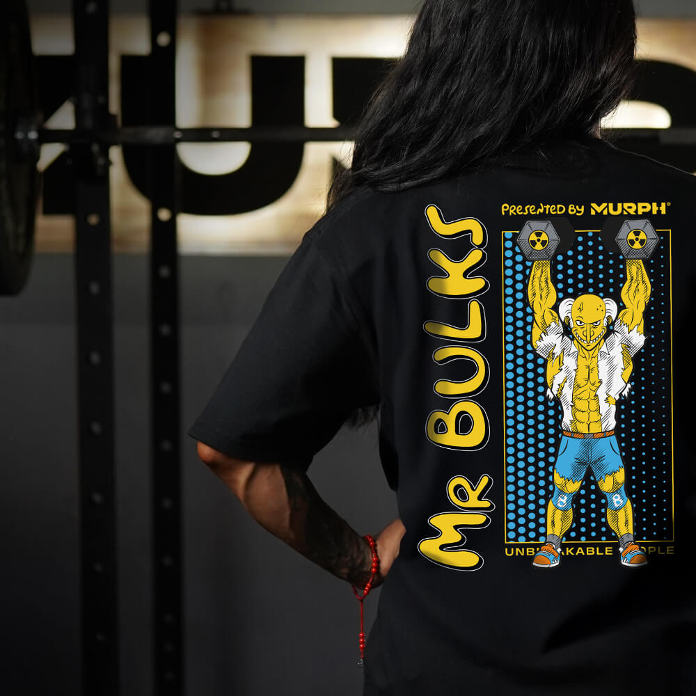 Polera Oversize PRO Mr. Bulks - Negro