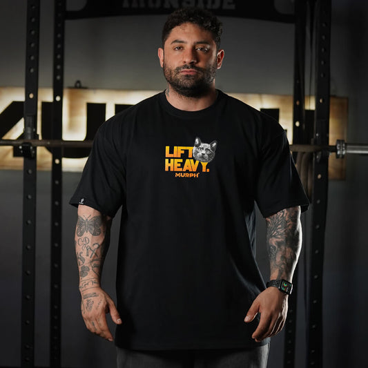 Polera Oversize Lift and Cats - Negro