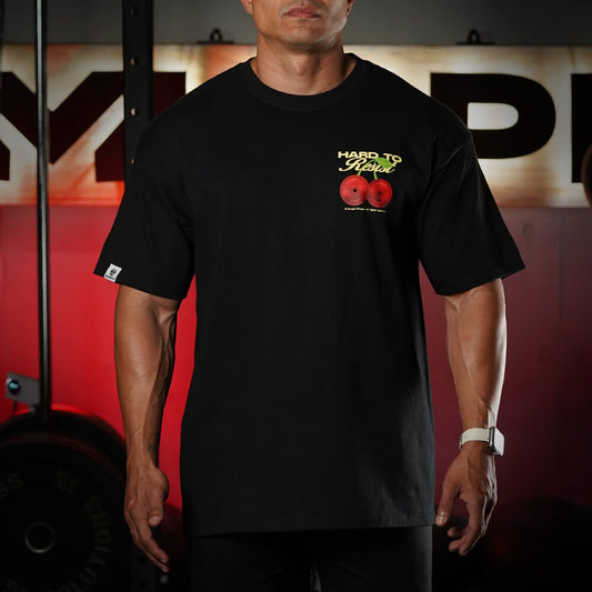 Polera Oversize HARD TO RESIST - Negro