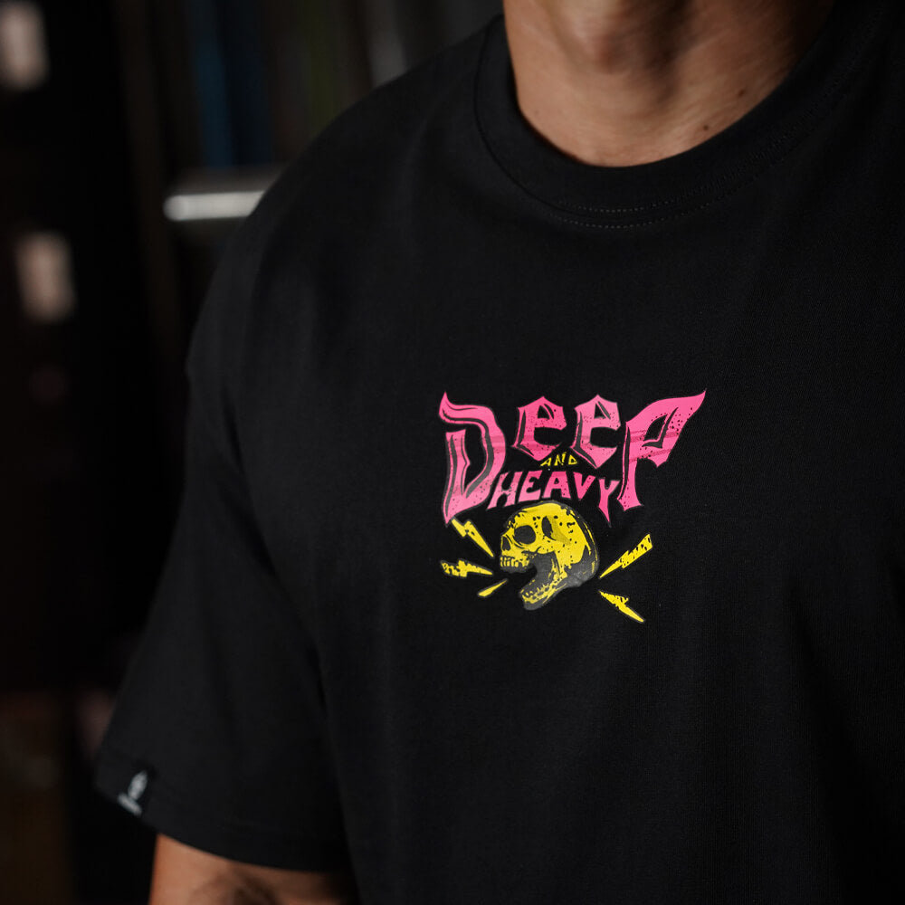 Polera Oversize Deep and Heavy - Negro