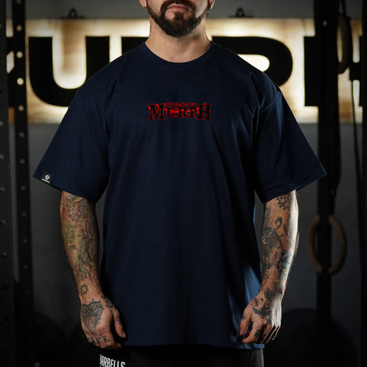 Polera Oversize KIMETSU NO MURPH - Navy Blue