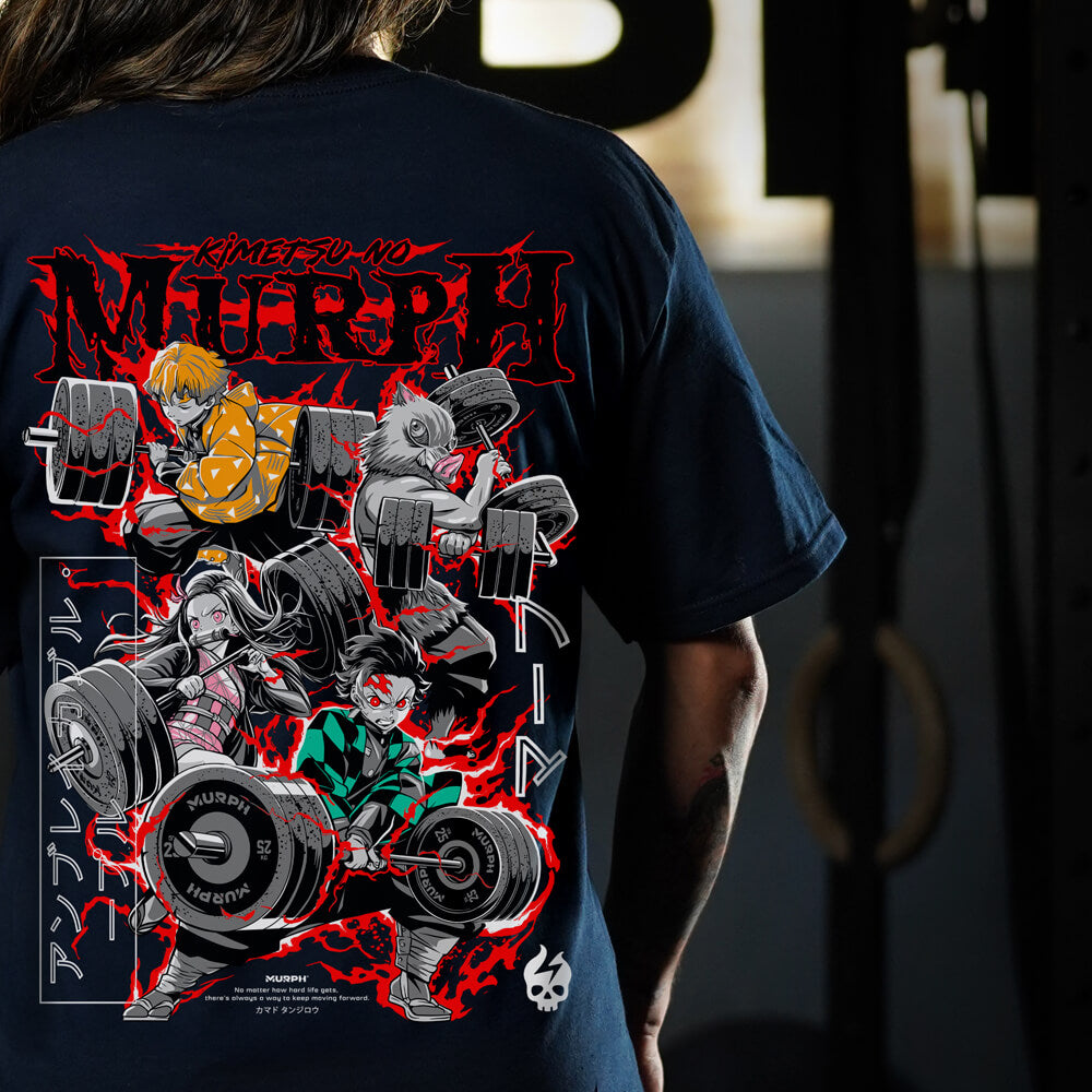 Polera Oversize KIMETSU NO MURPH - Navy Blue
