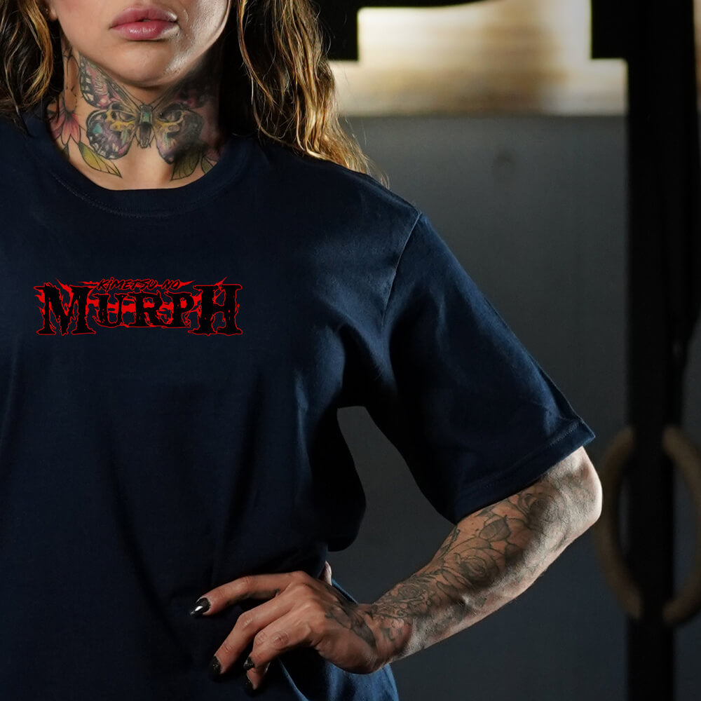 Polera Oversize KIMETSU NO MURPH - Navy Blue