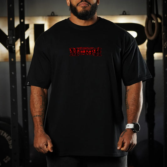 Polera Oversize KIMETSU NO MURPH - Negro