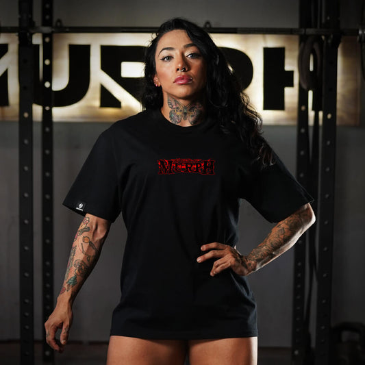 Polera Oversize KIMETSU NO MURPH - Negro