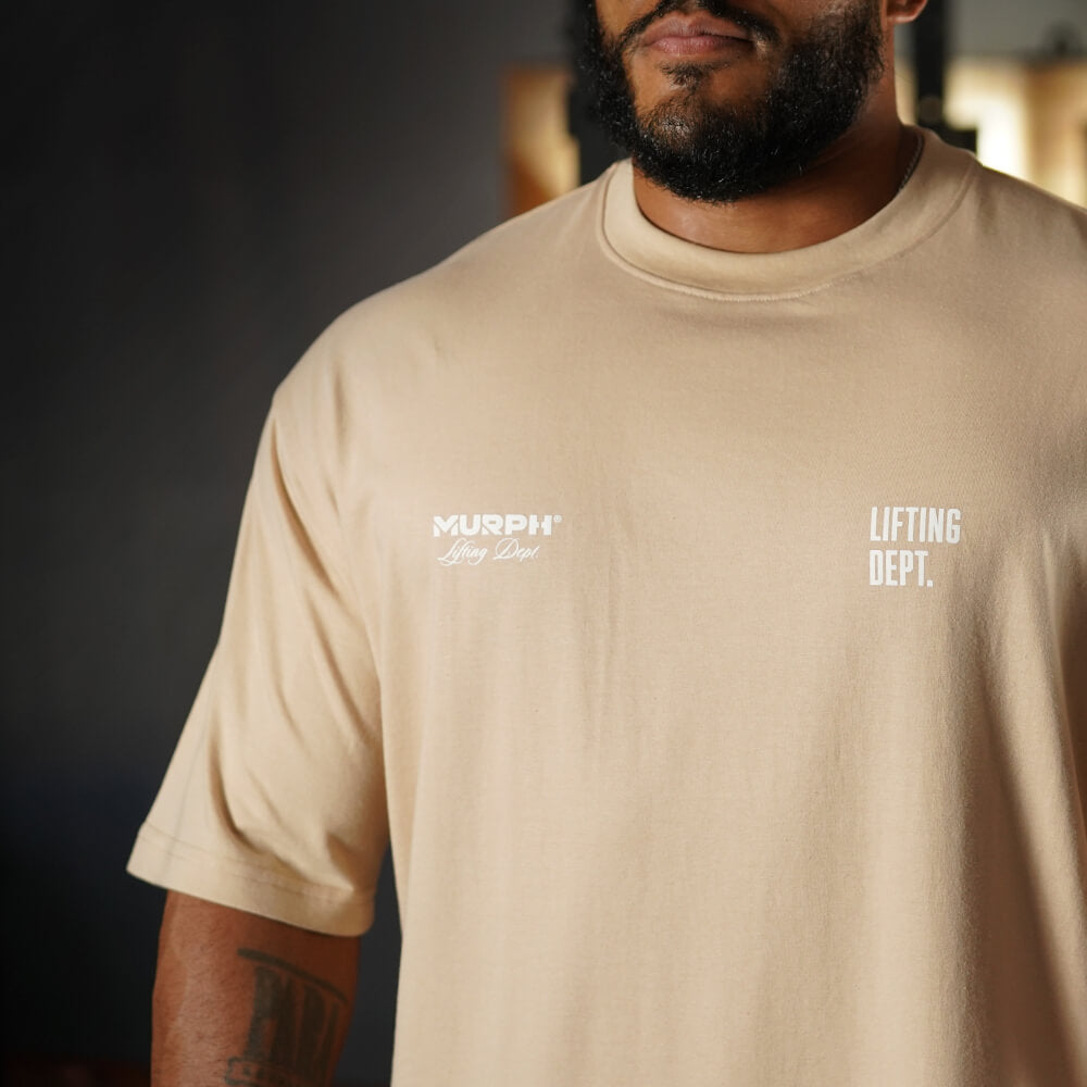 Polera Oversize Premium Lifting Dept - Nut