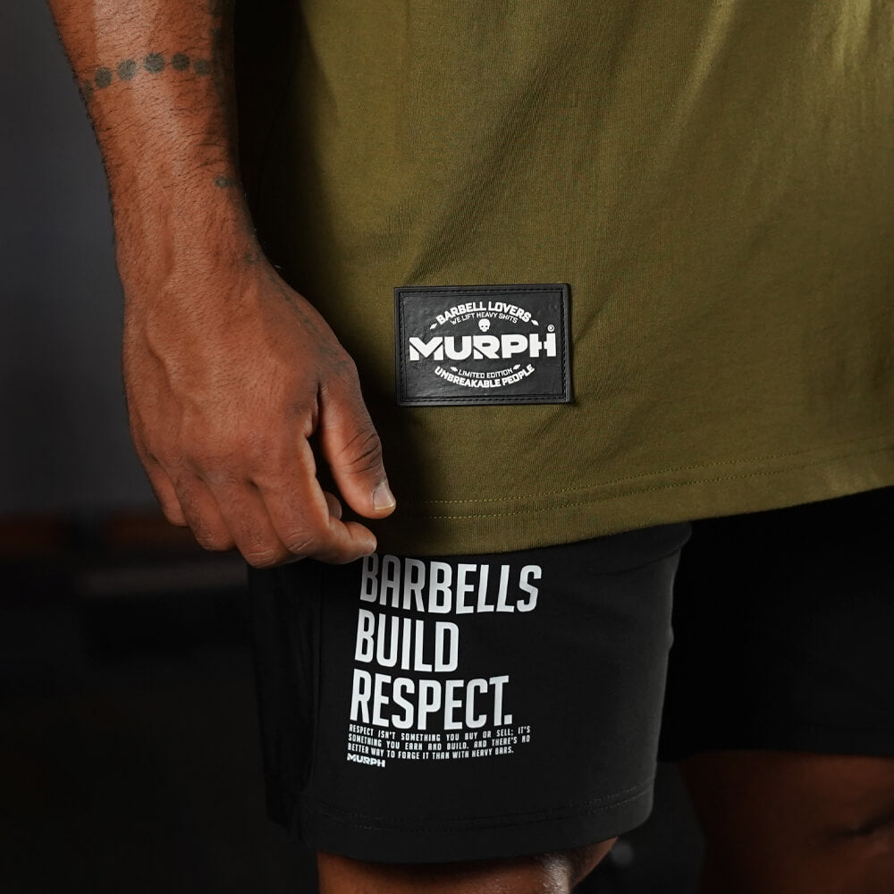 Polera Oversize Premium Lifting Dept - Tactical Green