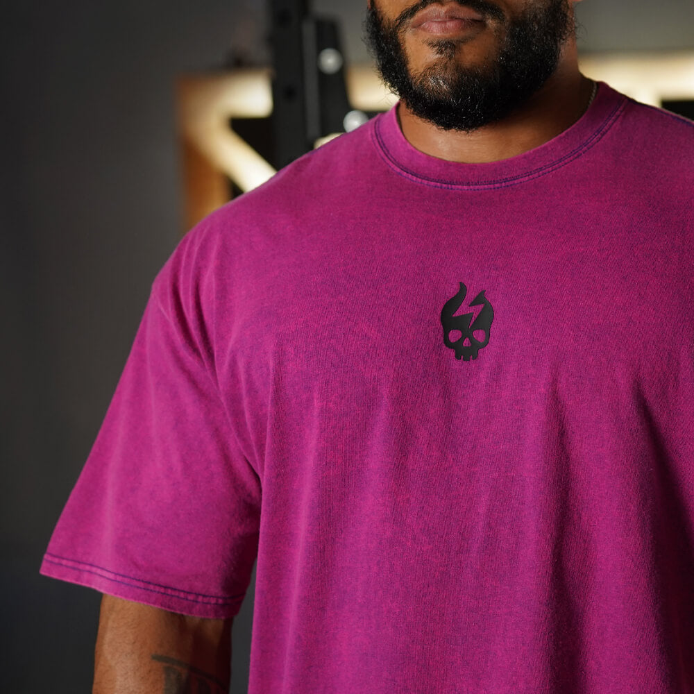 Polera Oversize Premium - Acid Grape