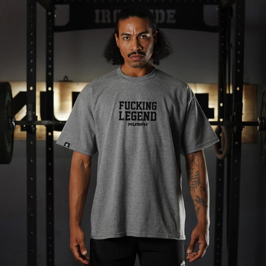 Polera Oversize PRO Fucking Legend - Heather Gray