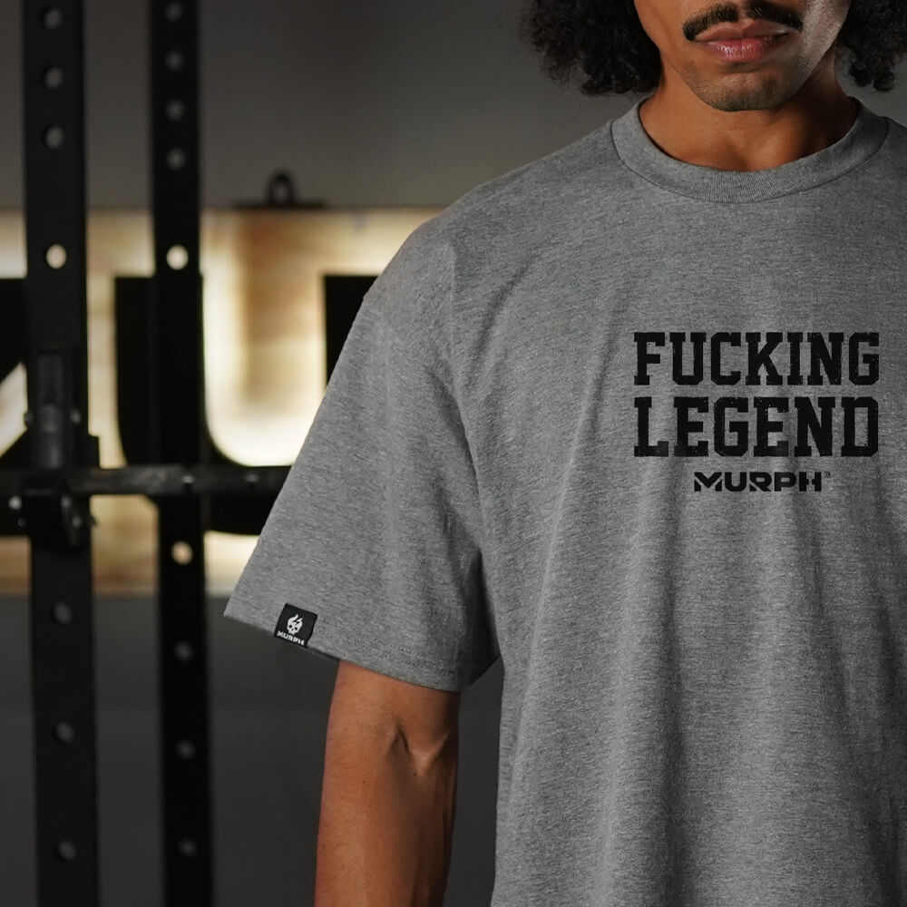 Polera Oversize PRO Fucking Legend - Heather Gray