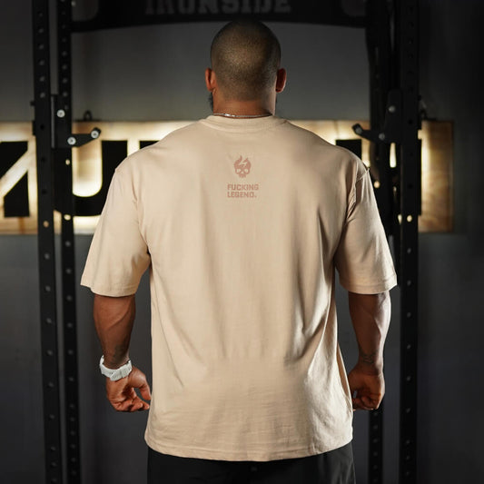 Polera Oversize Premium Fucking Legend - Nut
