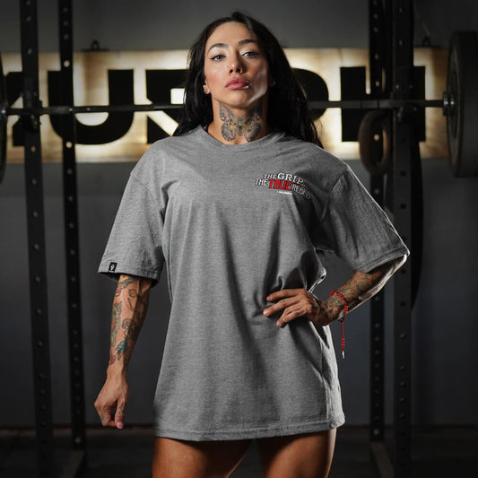 Polera Oversize PRO Fook Grip - Heather Gray