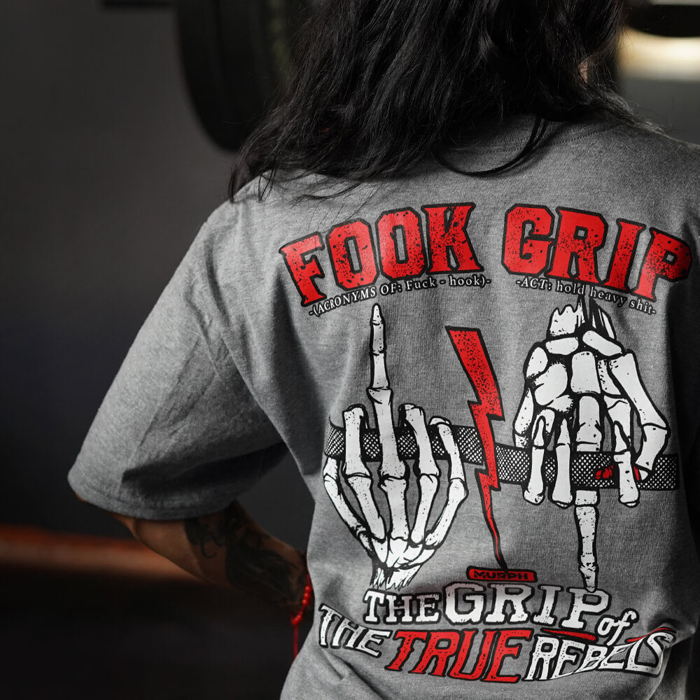 Polera Oversize PRO Fook Grip - Heather Gray