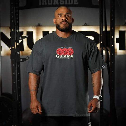 Polera Oversize GUMMY - Gris Charcoal